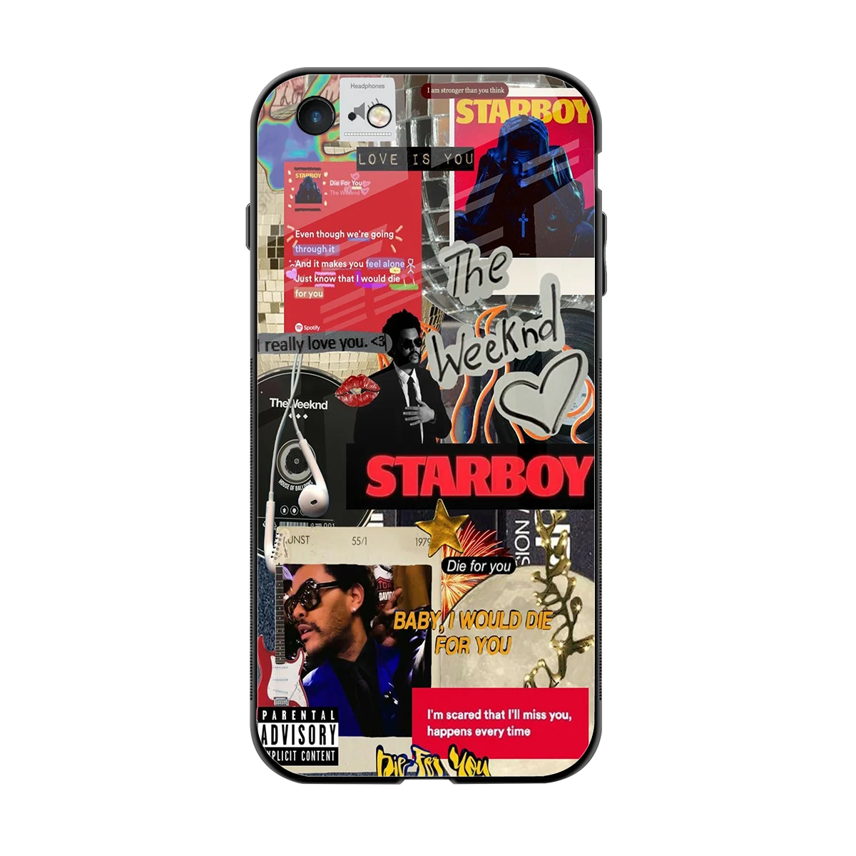 Stellar Starboy back phone cover | glass case for iphone 6s plus