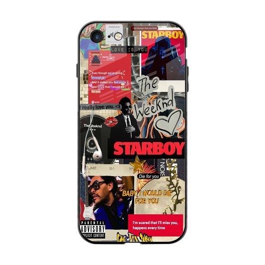 Stellar Starboy back phone cover | glass case for iphone 7