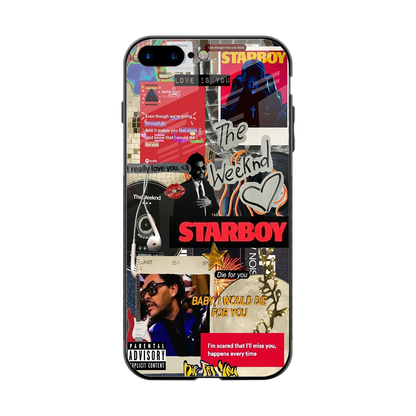 Stellar Starboy back phone cover | glass case for iphone 8 plus