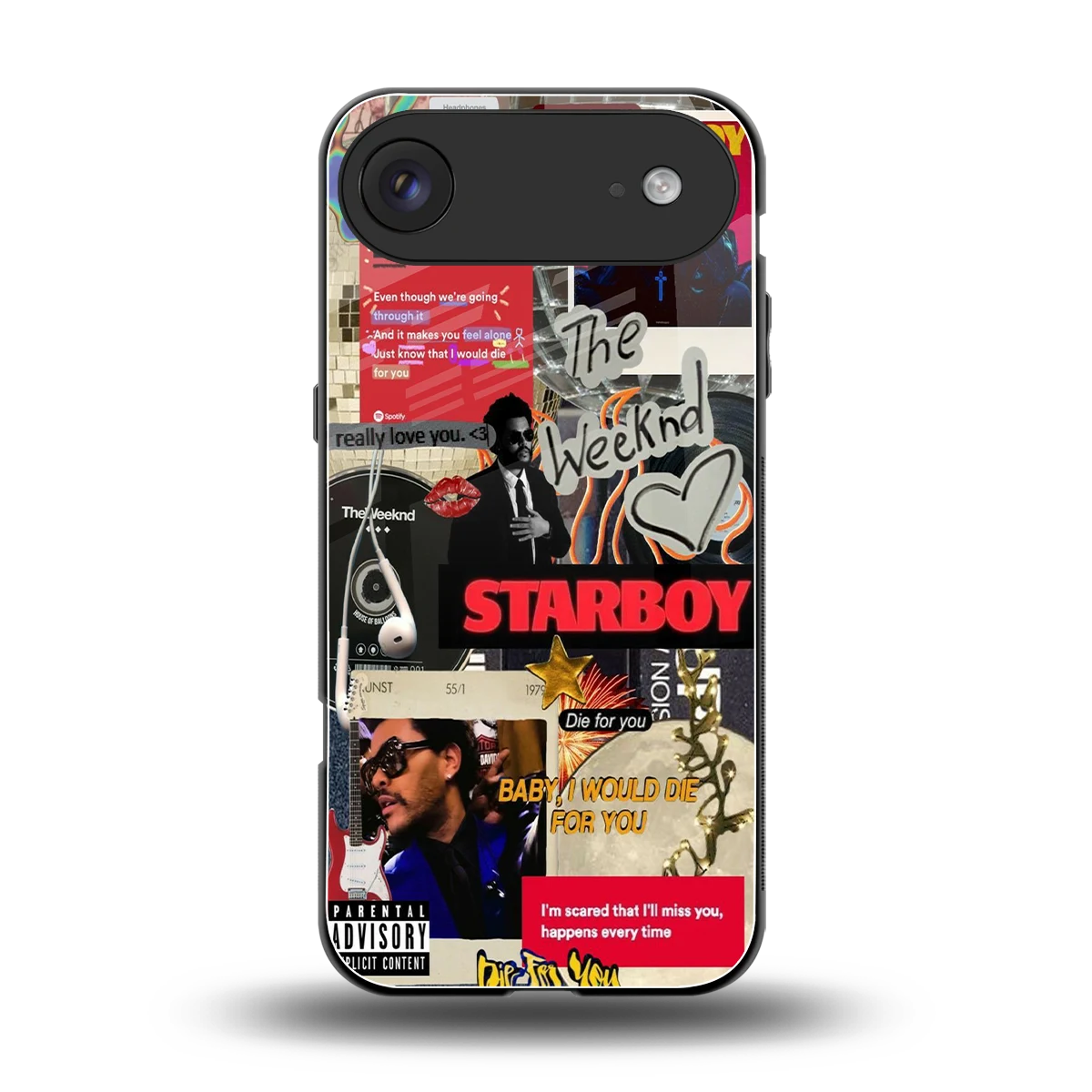 Stellar Starboy back phone cover | glass case for iphone air