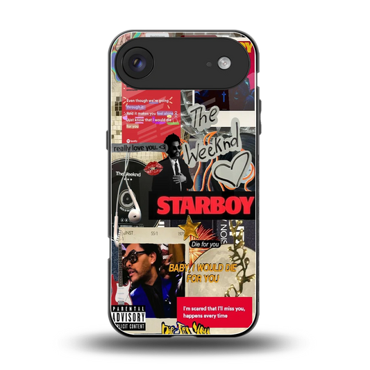 Stellar Starboy back phone cover | glass case for iphone air