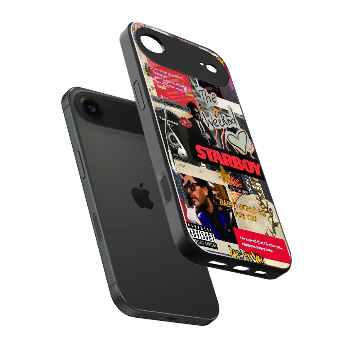 Stellar Starboy sleek iphone air cover with tempered glass back and TPU edges