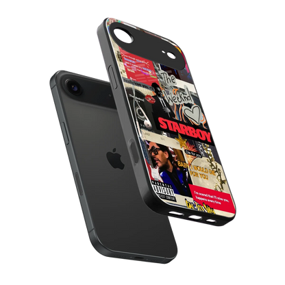 Stellar Starboy sleek iphone air cover with tempered glass back and TPU edges