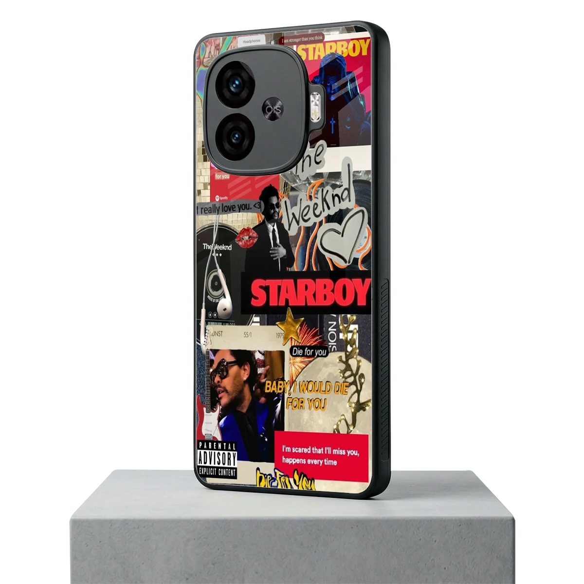 Stellar Starboy iqoo neo 10r 5g mobile cover | shockproof glass phone case