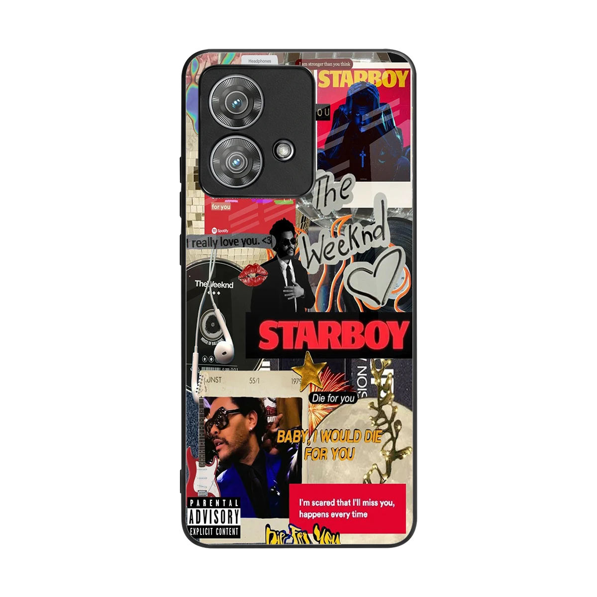 Stellar Starboy back phone cover | glass case for motorola edge 40 neo 5g