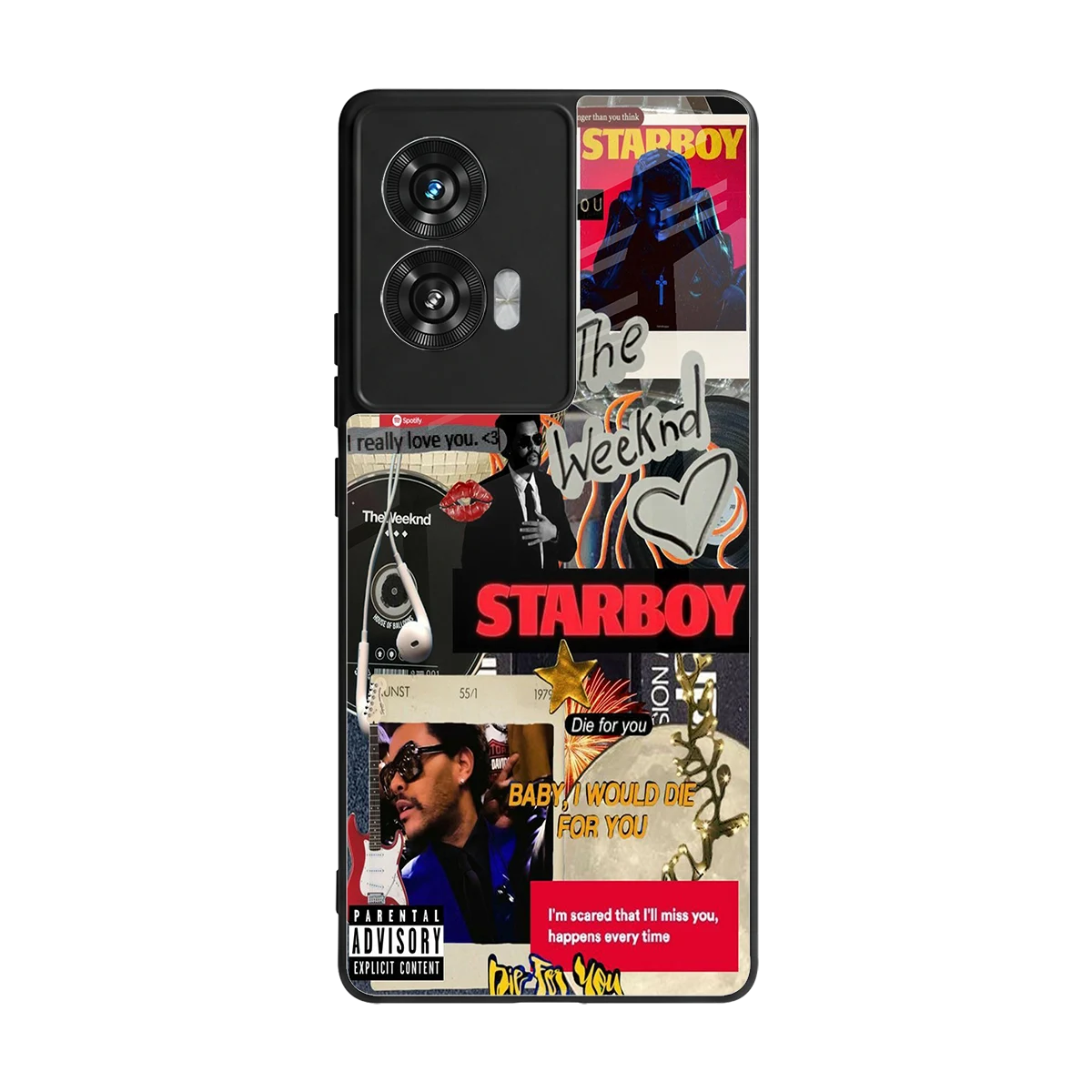 Stellar Starboy back phone cover | glass case for motorola edge 50 fusion