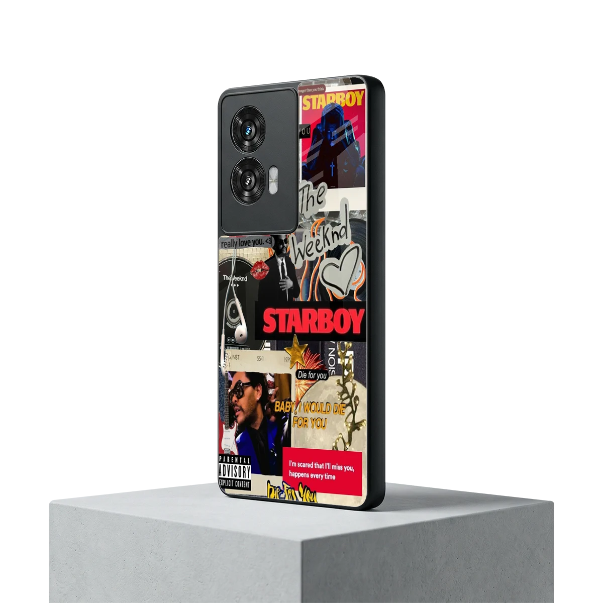 Stellar Starboy motorola edge 50 fusion mobile cover | shockproof glass phone case