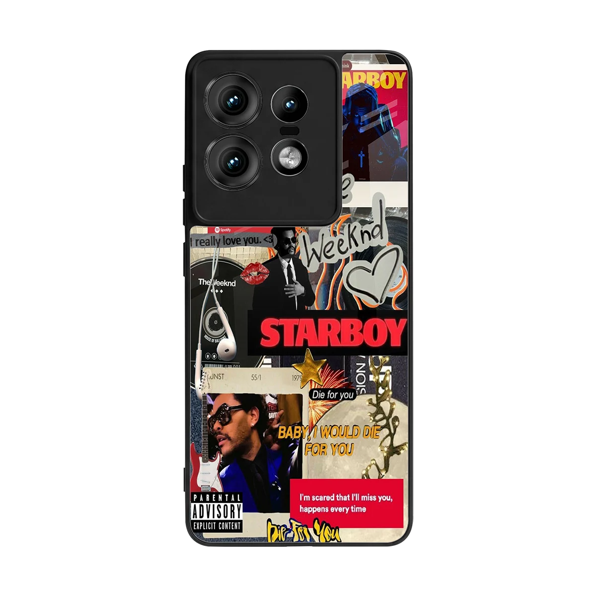 Stellar Starboy back phone cover | glass case for motorola edge 50 pro