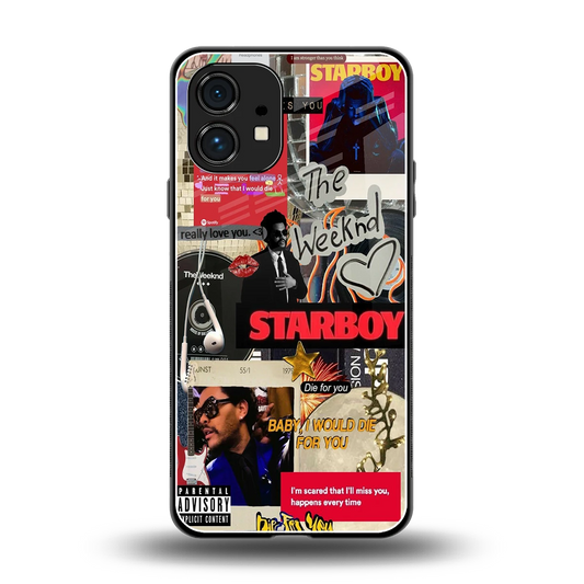 Stellar Starboy back phone cover | glass case for nothing phone 1