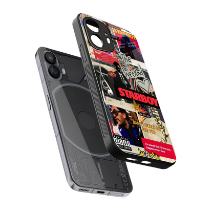 Stellar Starboy sleek nothing phone 2 cover with tempered glass back and TPU edges