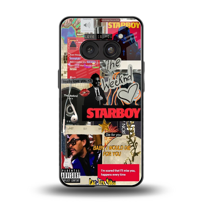 Stellar Starboy back phone cover | glass case for nothing phone 2a