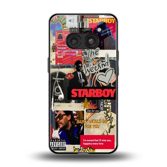 Stellar Starboy back phone cover | glass case for nothing phone 2a