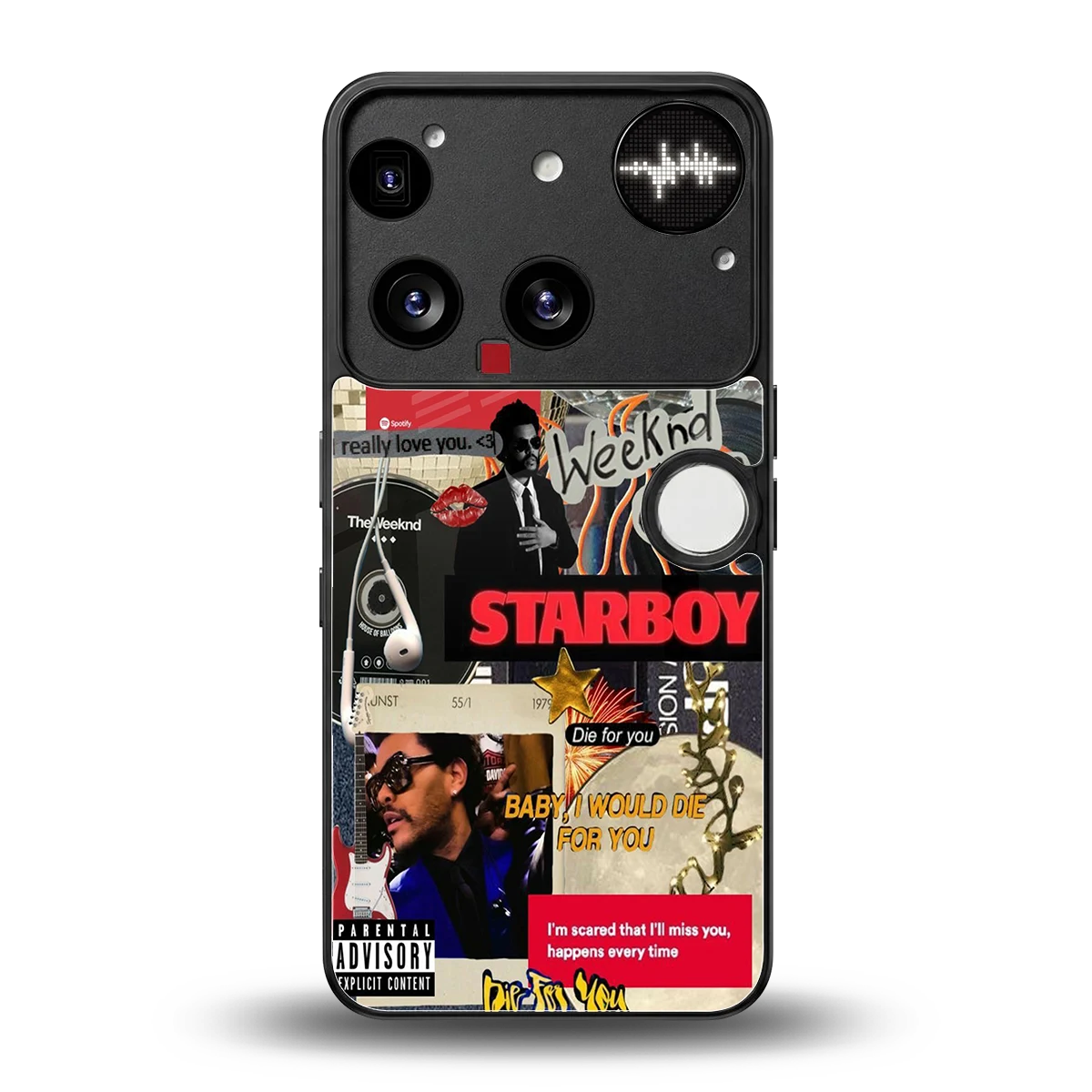 Stellar Starboy back phone cover | glass case for nothing phone 3