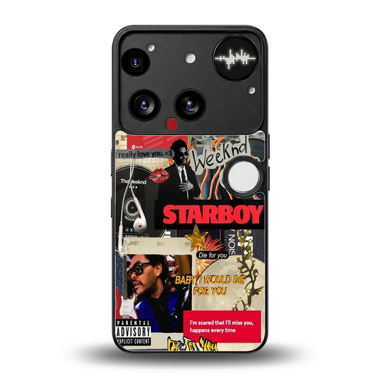 Stellar Starboy back phone cover | glass case for nothing phone 3