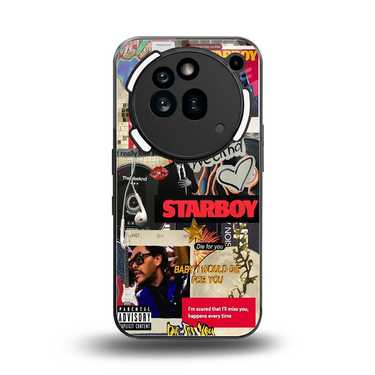 Stellar Starboy back phone cover | glass case for nothing phone 3a pro
