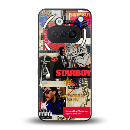 Stellar Starboy back phone cover | glass case for nothing phone 3a