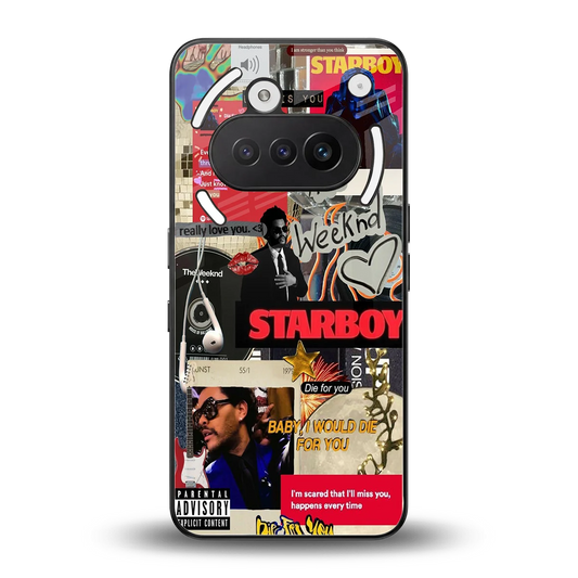 Stellar Starboy back phone cover | glass case for nothing phone 3a
