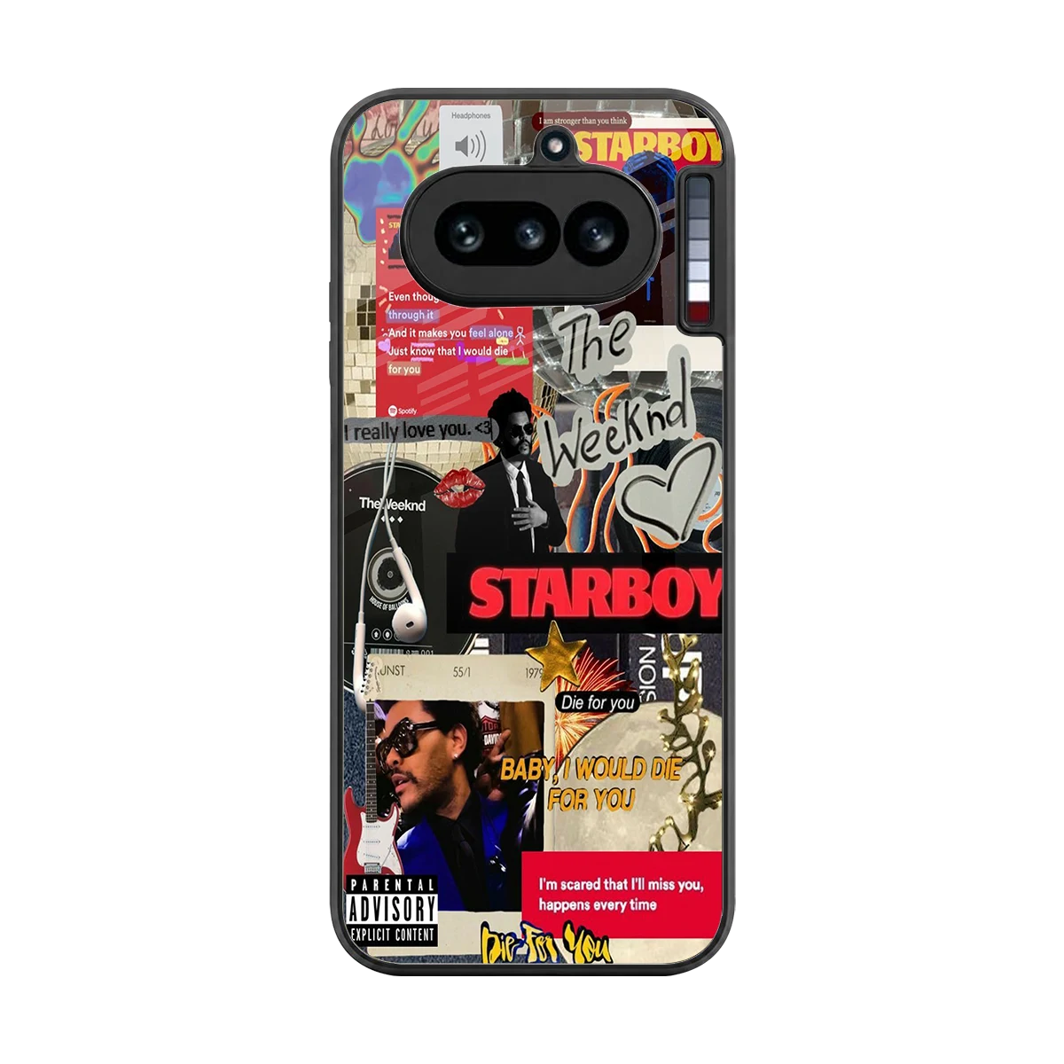 Stellar Starboy back phone cover | glass case for nothing phone 4a