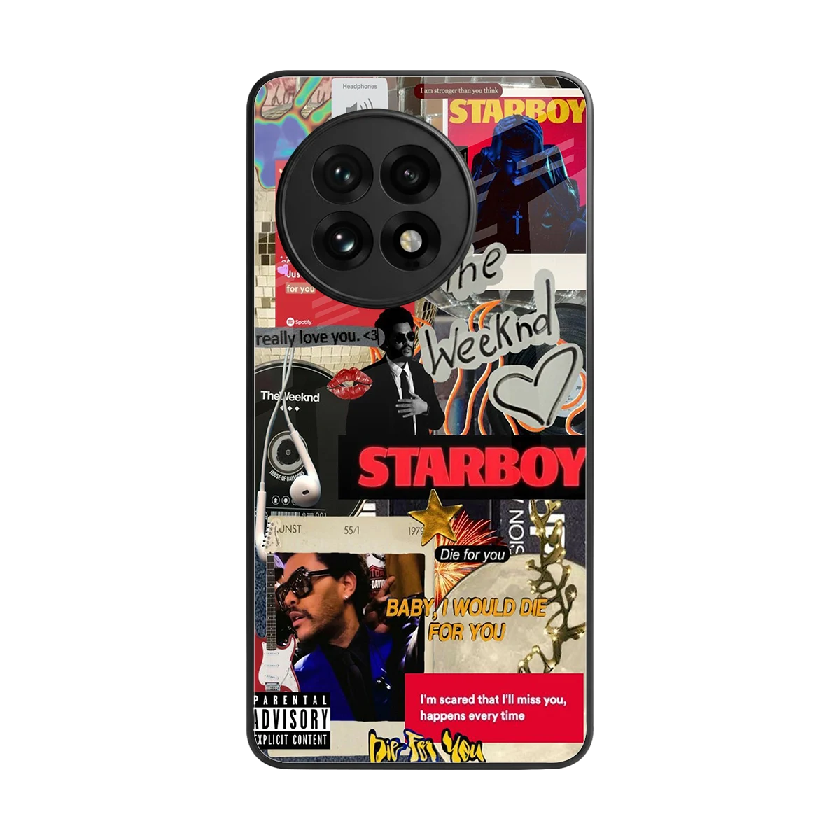 Stellar Starboy back phone cover | glass case for oneplus 13r