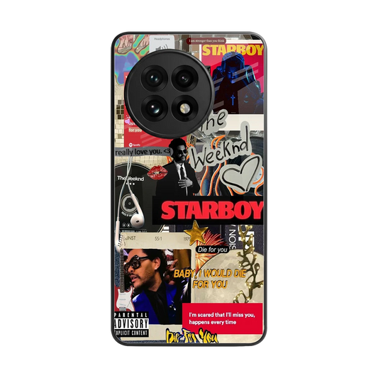 Stellar Starboy back phone cover | glass case for oneplus 13r