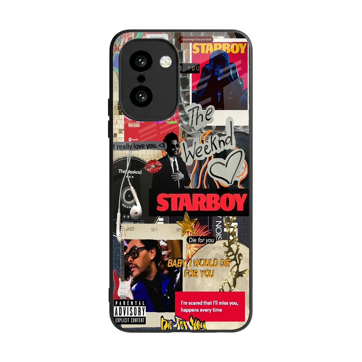 Stellar Starboy back phone cover | glass case for oneplus 15r