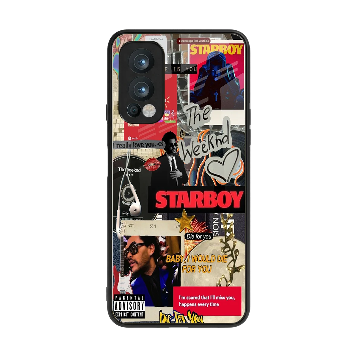 Stellar Starboy back phone cover | glass case for oneplus nord 2