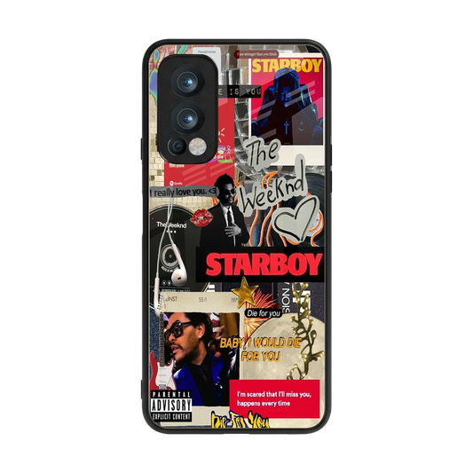 Stellar Starboy back phone cover | glass case for oneplus nord 2