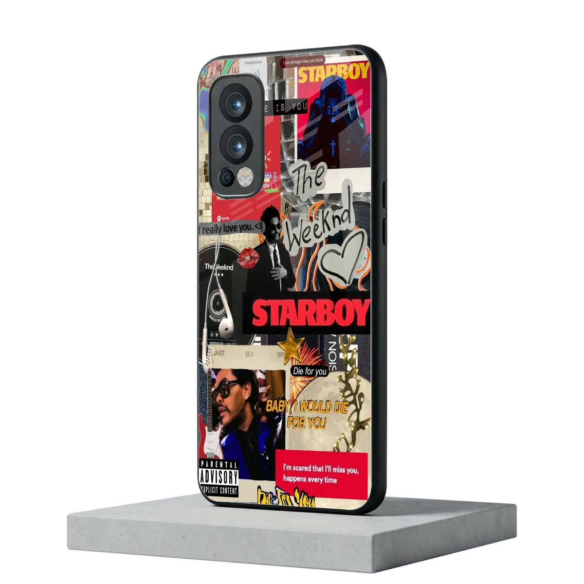 Stellar Starboy oneplus nord 2 mobile cover | shockproof glass phone case
