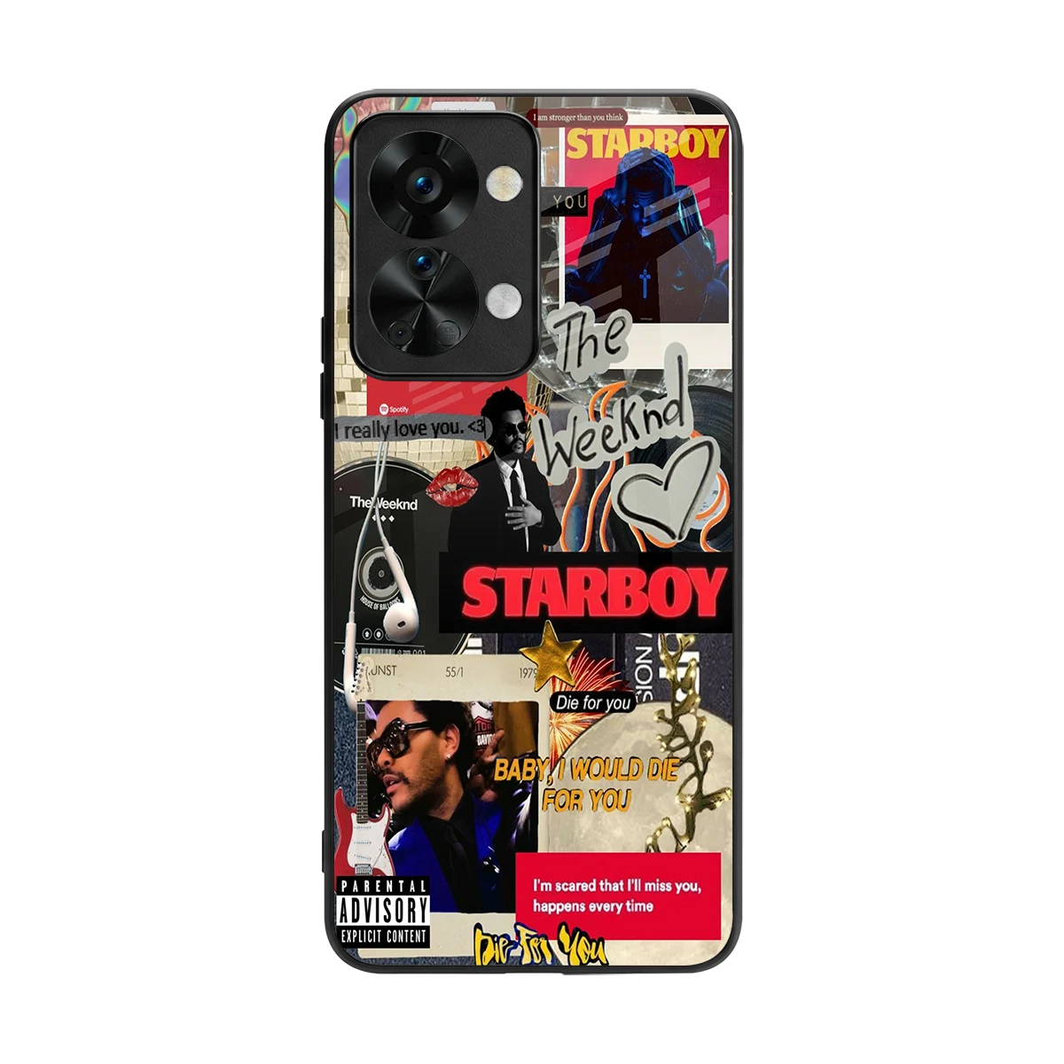 Stellar Starboy back phone cover | glass case for oneplus nord 2t