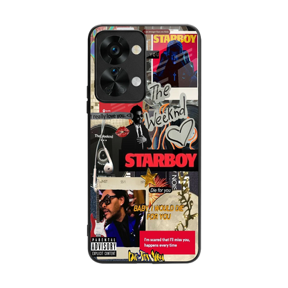 Stellar Starboy back phone cover | glass case for oneplus nord 2t
