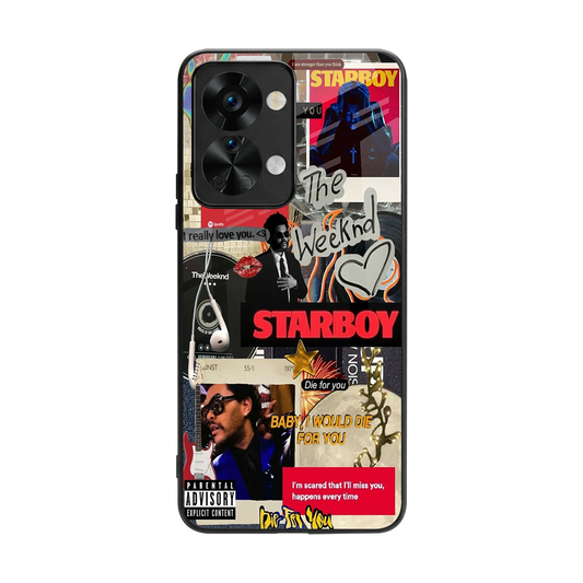 Stellar Starboy back phone cover | glass case for oneplus nord 2t