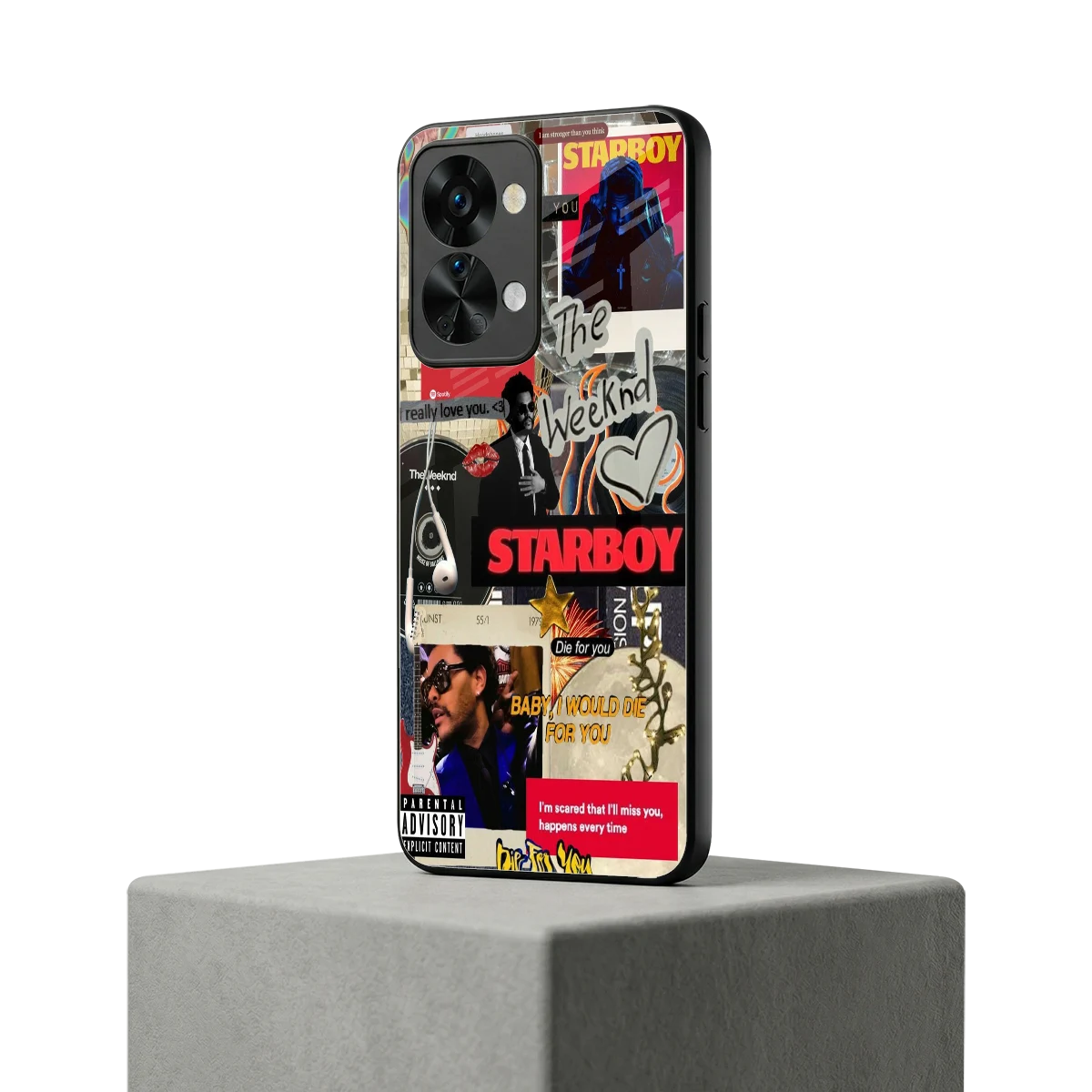 Stellar Starboy oneplus nord 2t mobile cover | shockproof glass phone case