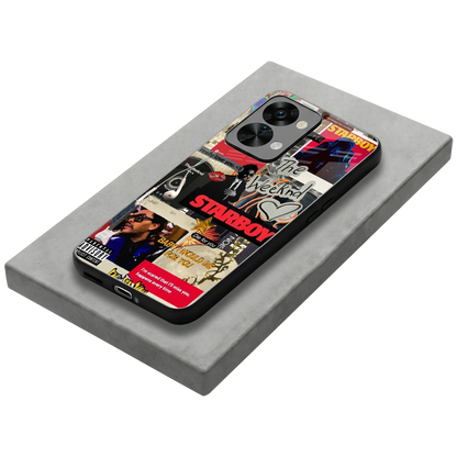Stellar Starboy stylish phone case for oneplus nord 2t | glossy glass and slim fit