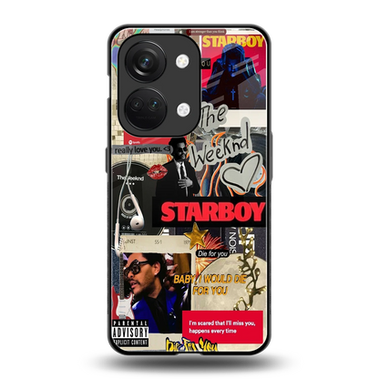 Stellar Starboy back phone cover | glass case for oneplus nord 3