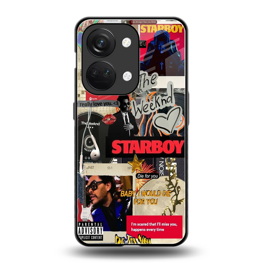 Stellar Starboy back phone cover | glass case for oneplus nord 3