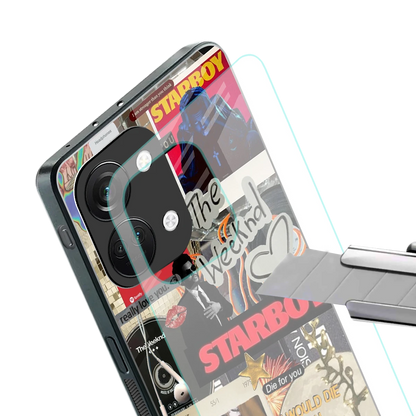 Stellar Starboy stylish phone case for oneplus nord 3 | glossy glass and slim fit