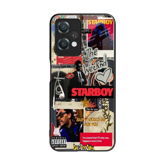 Stellar Starboy back phone cover | glass case for oneplus nord ce 2 lite