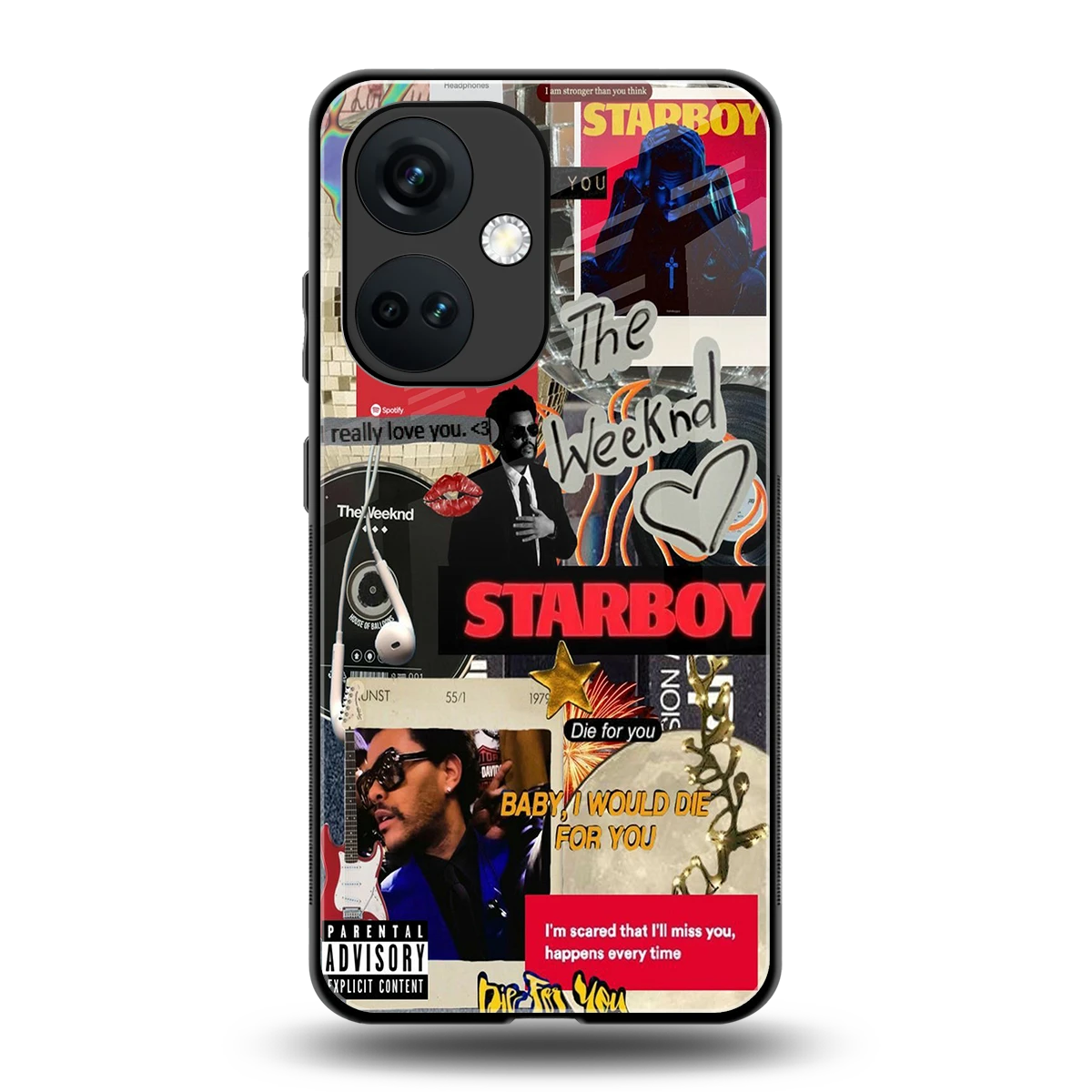 Stellar Starboy back phone cover | glass case for oneplus nord ce 3