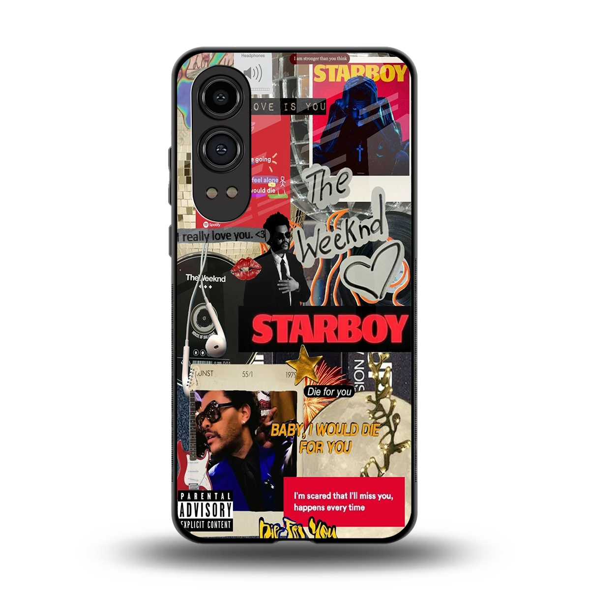 Stellar Starboy back phone cover | glass case for oneplus nord ce 4 lite
