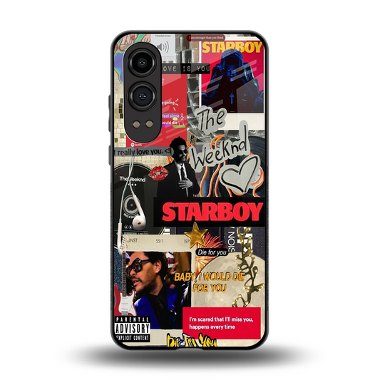 Stellar Starboy back phone cover | glass case for oneplus nord ce 4 lite