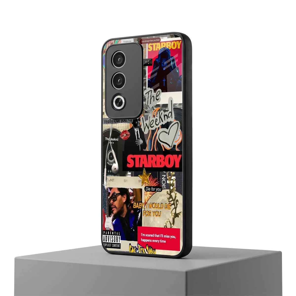 Stellar Starboy oppo a3 pro mobile cover | shockproof glass phone case