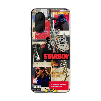 Stellar Starboy back phone cover | glass case for oppo a5x 5g