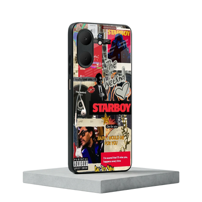 Stellar Starboy oppo a5x 5g mobile cover | shockproof glass phone case