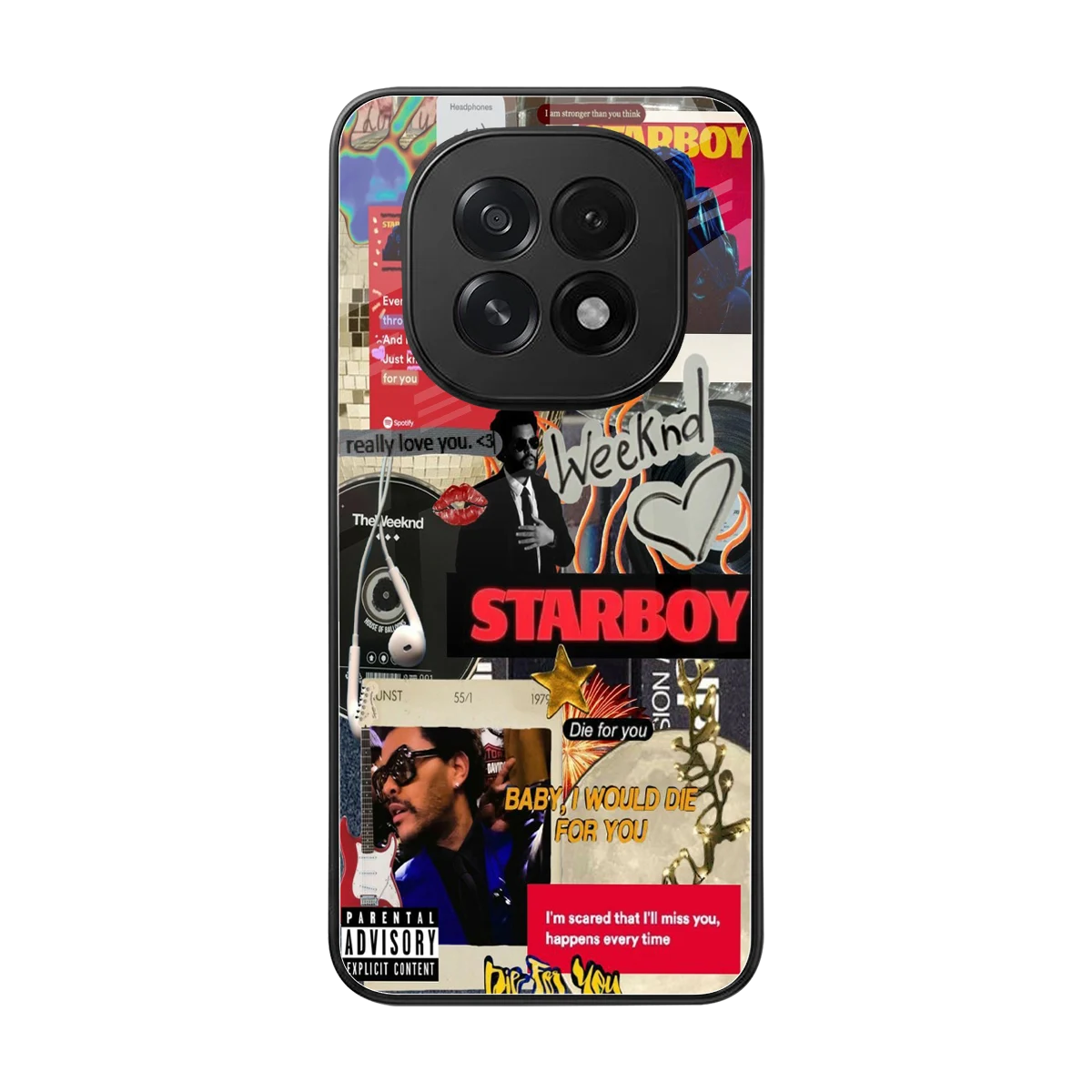 Stellar Starboy back phone cover | glass case for oppo f29 5g