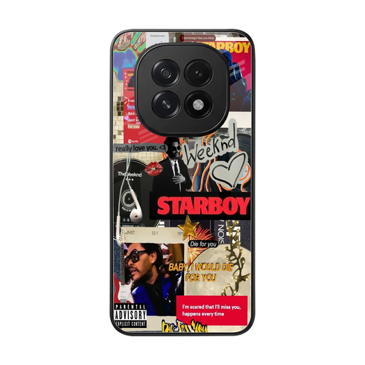 Stellar Starboy back phone cover | glass case for oppo f29 5g