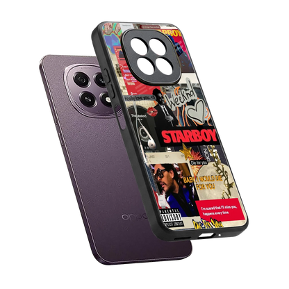 Stellar Starboy sleek oppo f29 5g cover with tempered glass back and TPU edges