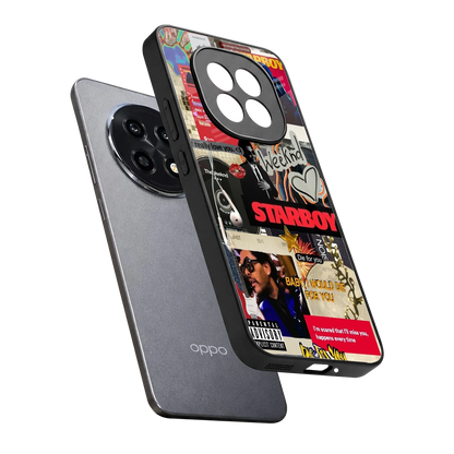 Stellar Starboy sleek oppo f29 pro 5g cover with tempered glass back and TPU edges