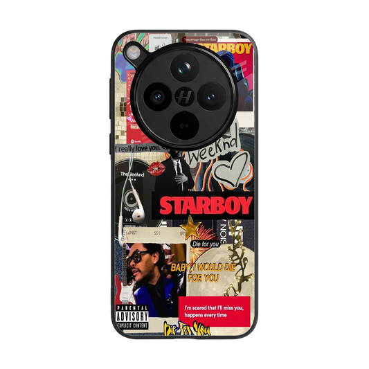 Stellar Starboy back phone cover | glass case for oppo find x8