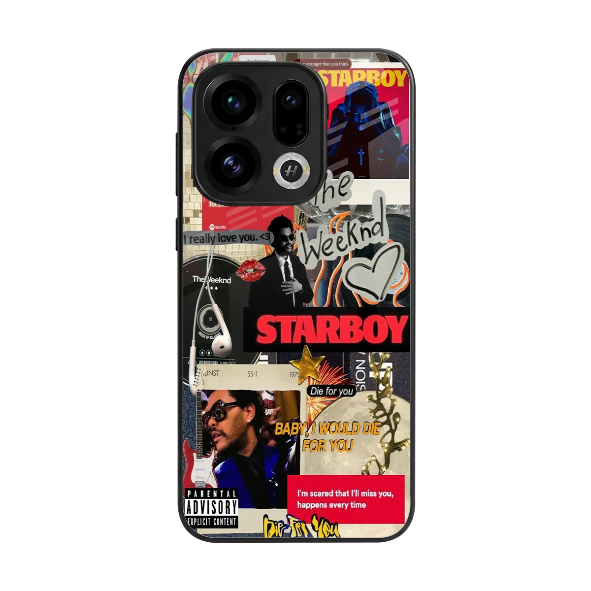 Stellar Starboy back phone cover | glass case for oppo find x9
