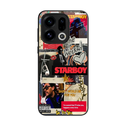 Stellar Starboy back phone cover | glass case for oppo find x9